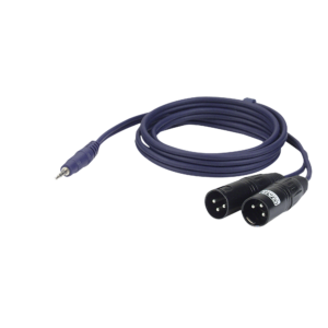 DAP FL46 - stereo mini-jack to 2 XLR/M 3P 1,5 m