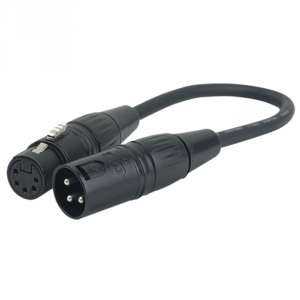 DAP FLA37 - XLR 3P male to XLR 5P female