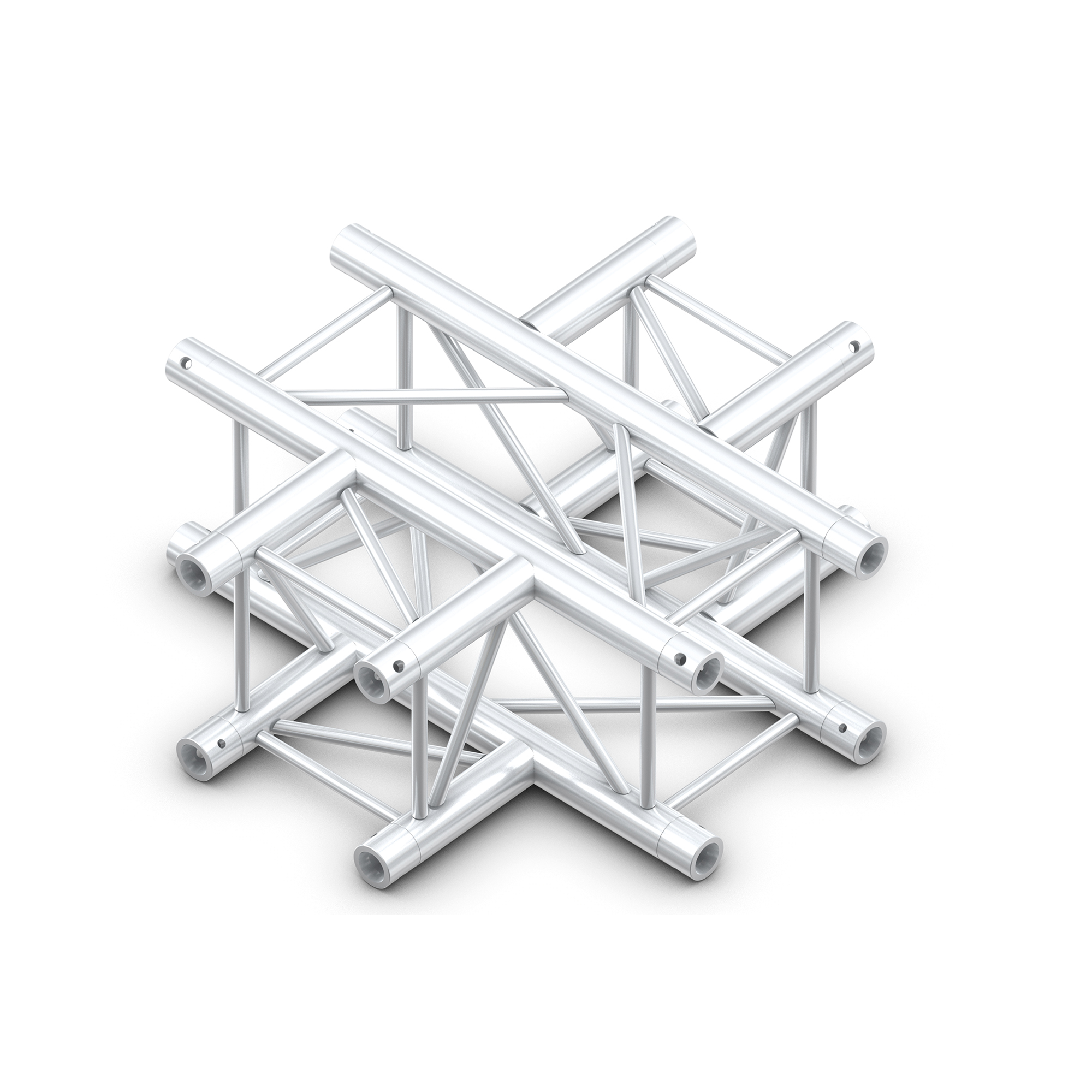 Milos Pro-30 Square G Truss - Cross 4-way 710 Silber | Schwarz