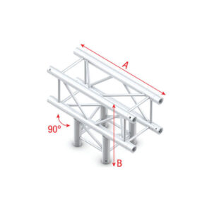 Milos Pro-30 Square G Truss T-Cross 3-way 500 Silber