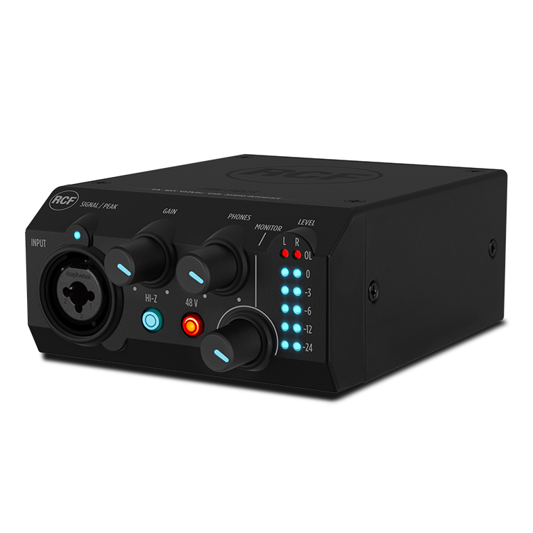 RCF TRK Pro1 24 Bit / 192 kHz USB-AUDIOINTERFACE